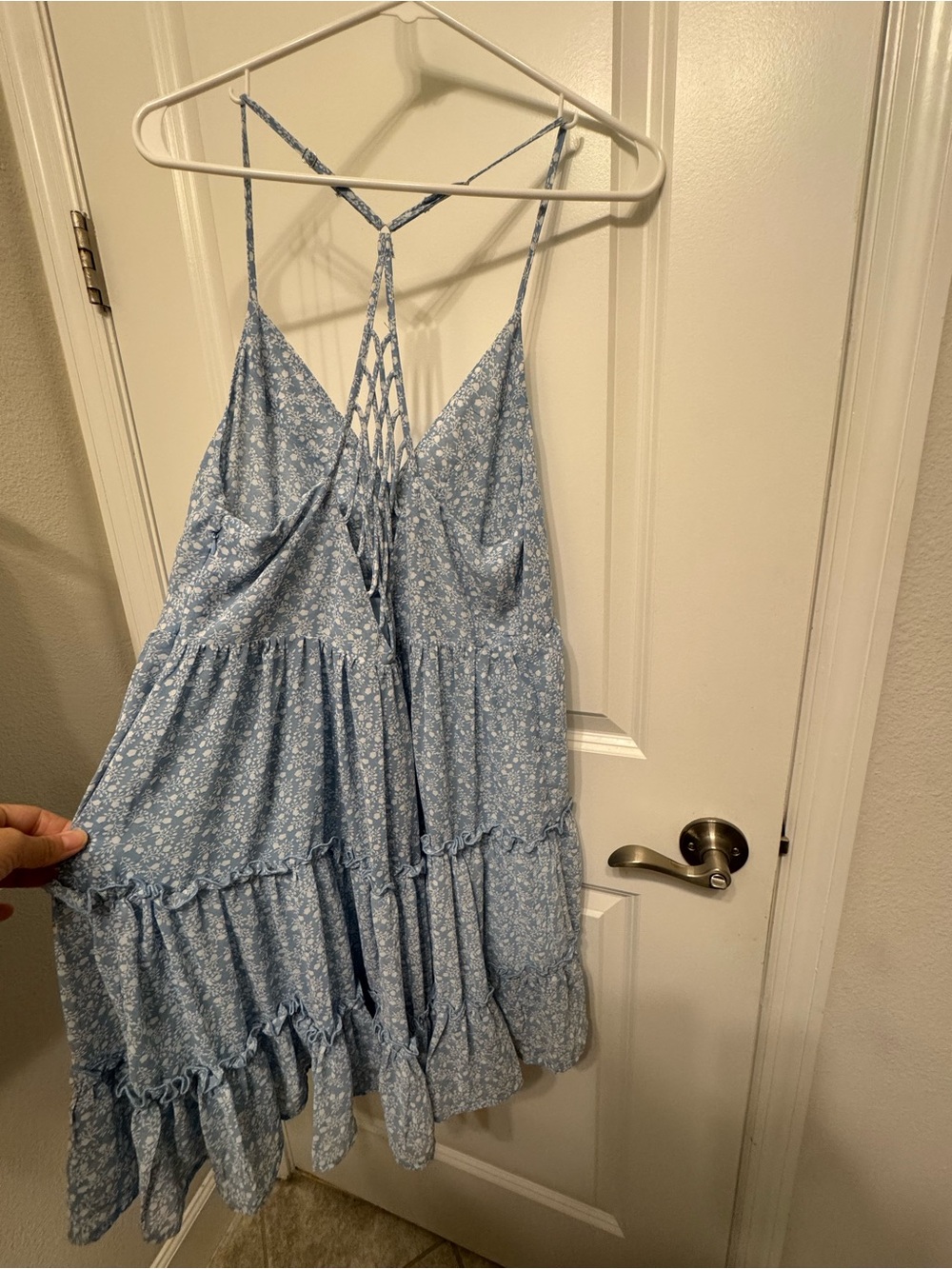 New In Blue Women’s Ruffle Dress - Picture 9 of 11